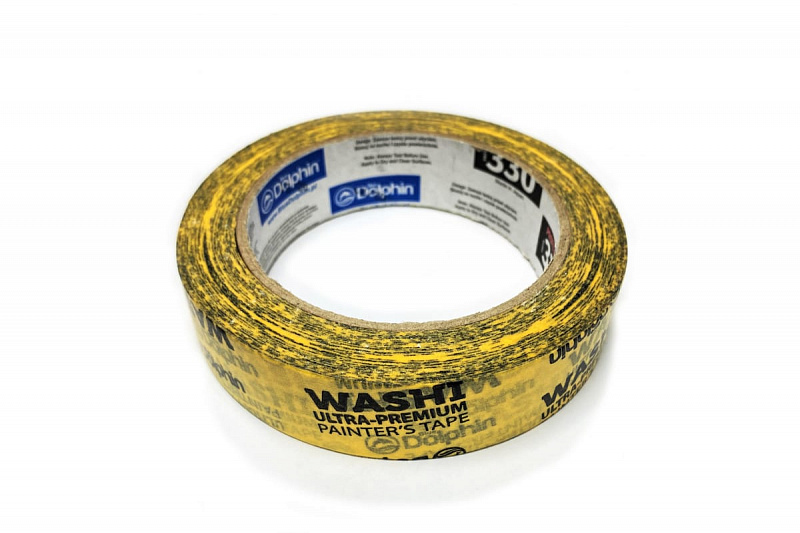 300-1-01 Washi Маляр. лента 25мм х 50м Blue Dolphin  (36шт/уп)